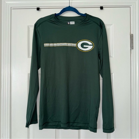 NFL Green Bay Packers Dark Green Long Sleeve Tee - Picture 1 of 3